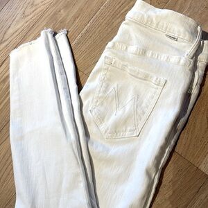 MOTHER Mid-High Rise Skinny Jeans